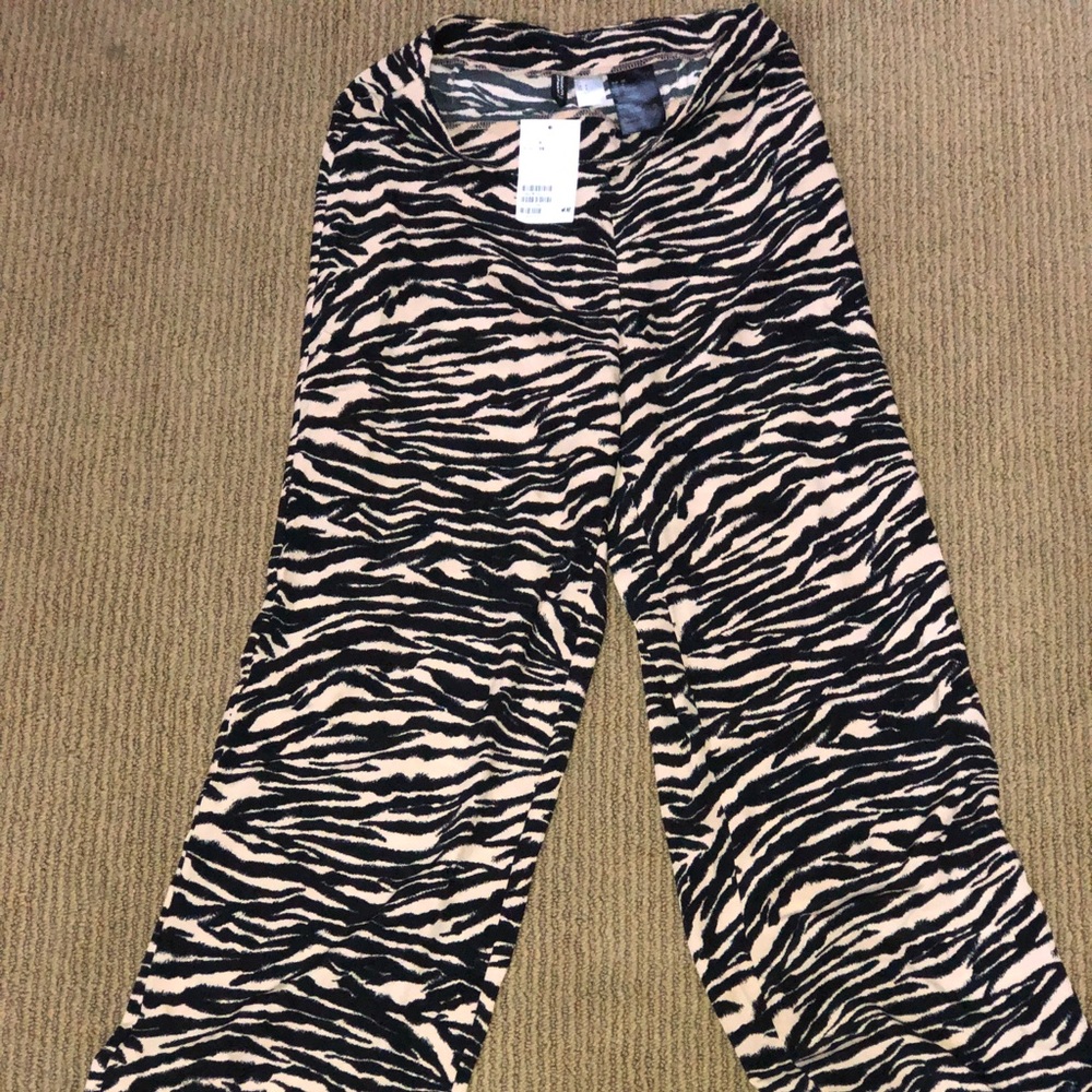 Tiger print pants